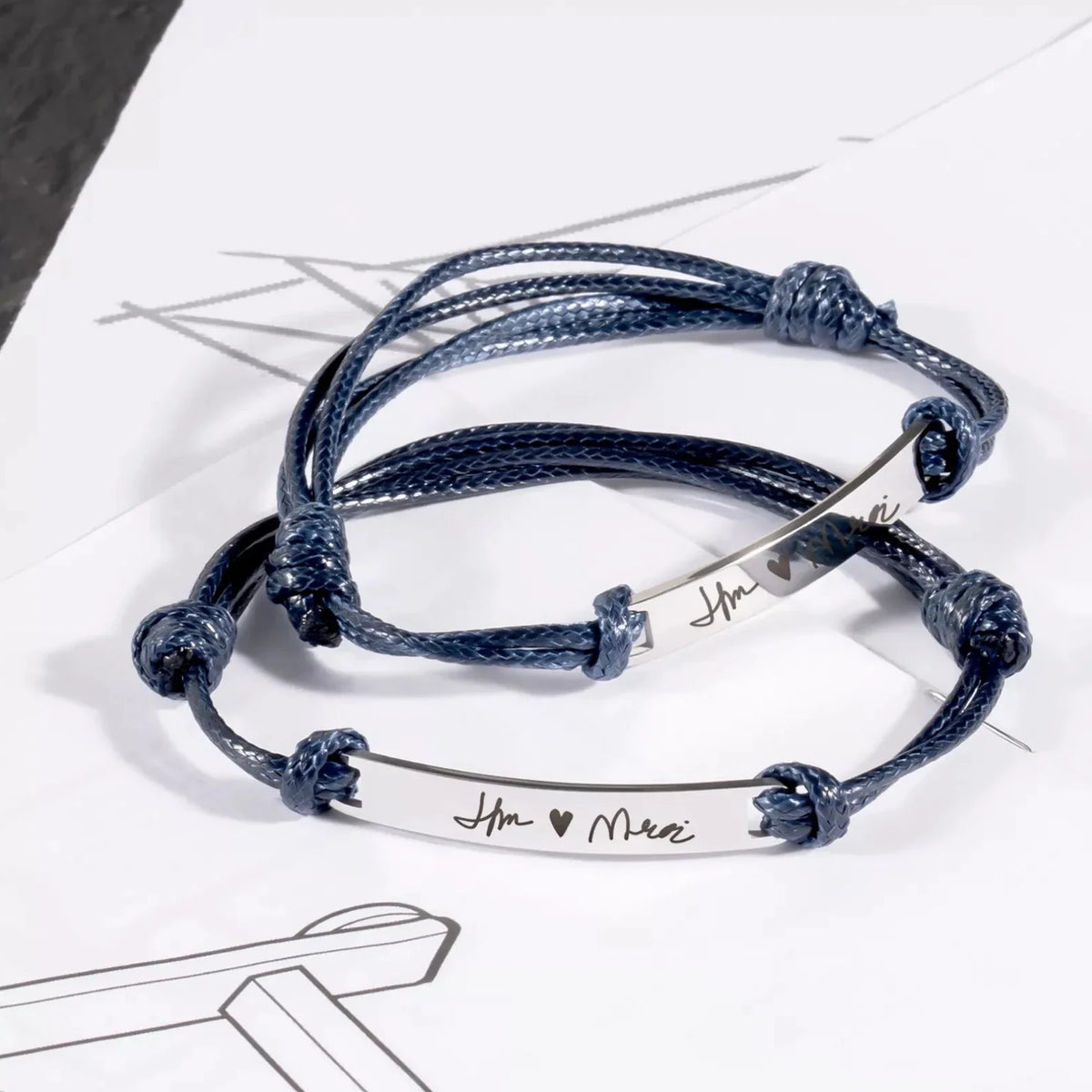 Personalized Corded Bracelet